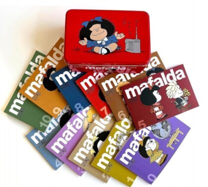 COLECCIÓN MAFALDA: 11 TOMOS EN UNA LATA ROJA