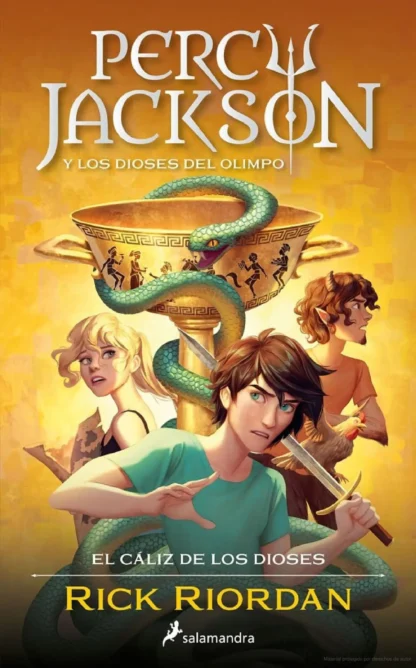 PERCY JACKSON 6: EL CÁLIZ DE LOS DIOSES (NUEVO CON DETALLE)
