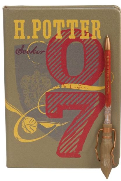 HARRY POTTER JOURNAL DE QUIDDITCH CON BOLÍGRAFO DE ESCOBA FIREBOLT