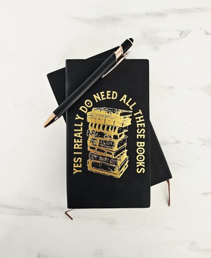 AGENDA "YES I REALLY DO NEED AL THESE BOOKS" (NEGRO)