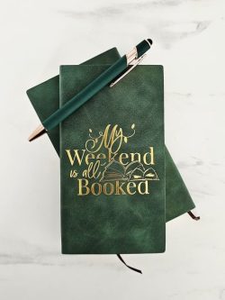 AGENDA "MY WEEKEND IS ALL BOOKED" (VERDE)