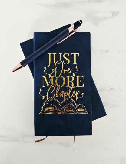 AGENDA "JUST ONE MORE CHAPTER" (AZUL MARINO)