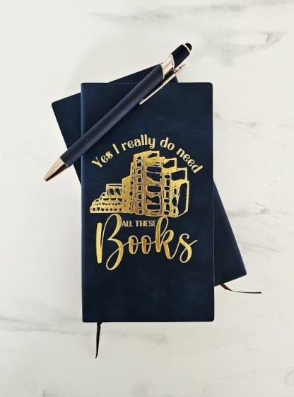 AGENDA "YES I REALLY DO NEED AL THESE BOOKS" (AZUL MARINO)