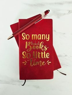 AGENDA "SO MANY BOOKS SO LITTLE TIME" (ROJA)