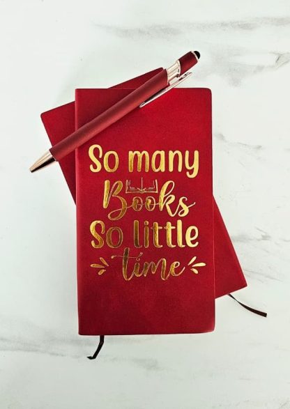AGENDA "SO MANY BOOKS SO LITTLE TIME" (ROJA)