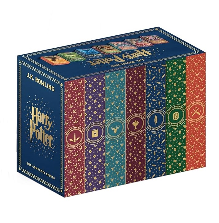 BOXSET HARRY POTTER 1-7 (EDICIÓN DE LUJO CON CANTO TINTADO) INGLÉS