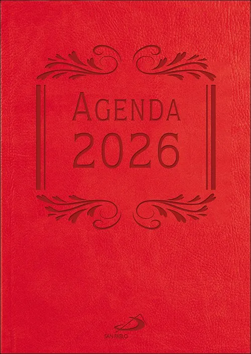 AGENDA 2026 (CUERO - ROJO)