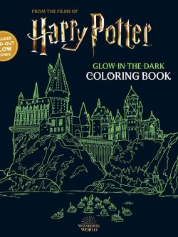 HARRY POTTER GLOW IN THE DARK. COLORING BOOK
